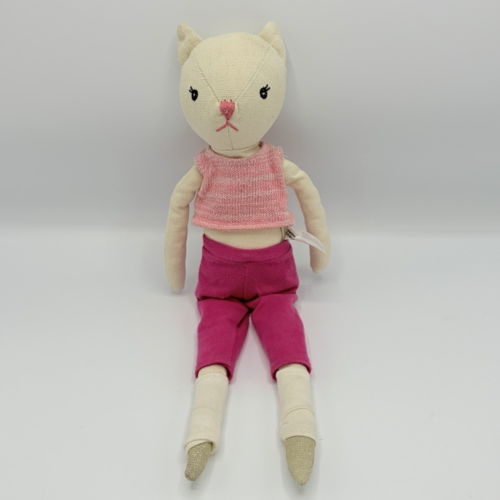 Anthropologie Activewear Stuffed Animal‎ Cat Missing Headband 15"
